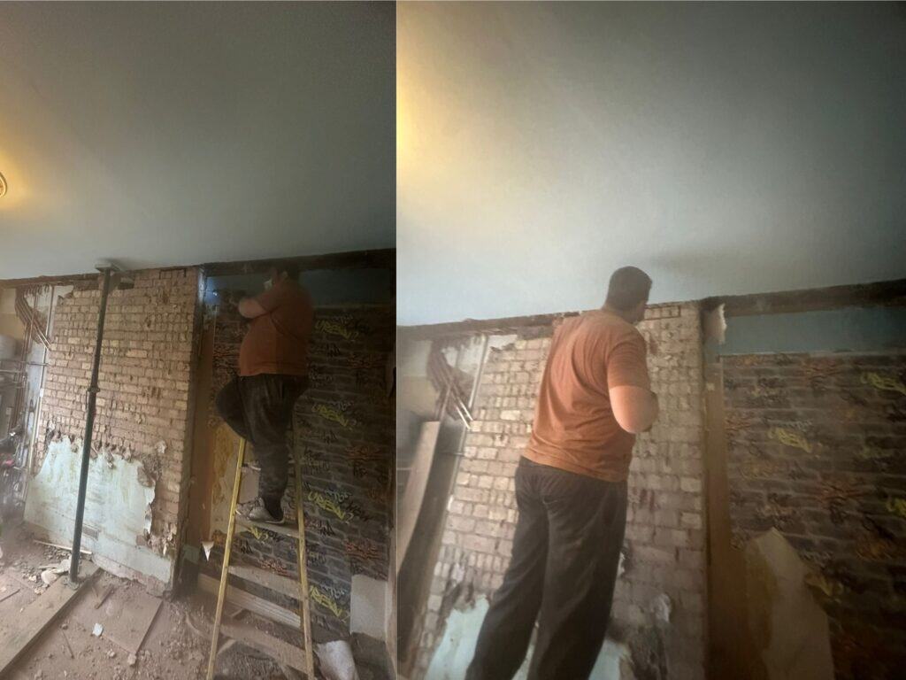 First-Floor Chimney Breast Removal and New Ceiling in Wandsworth, SW18 project image