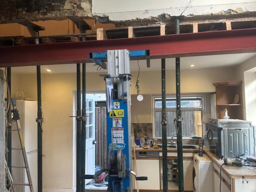 Chimney Stack, Chimney Breast and Load-Bearing Wall Removal in Reigate, RH2 project image