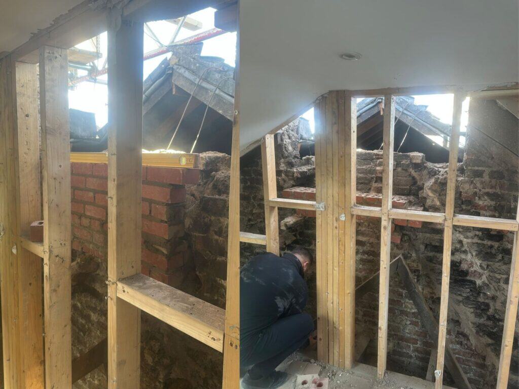 Shared Chimney Stack and Four Chimney Breasts Removed in South Tottenham, N15 project image