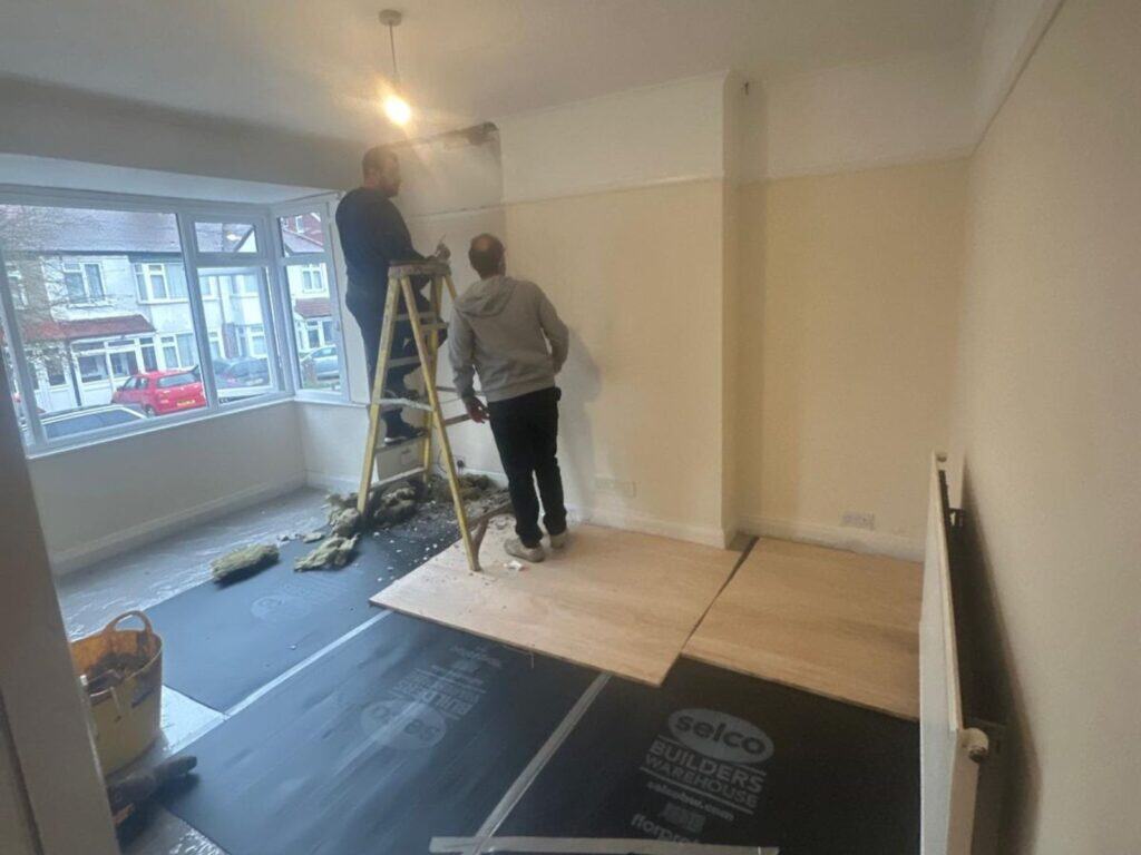 Bedroom Chimney Breast Removals in Sutton, SM1 project image