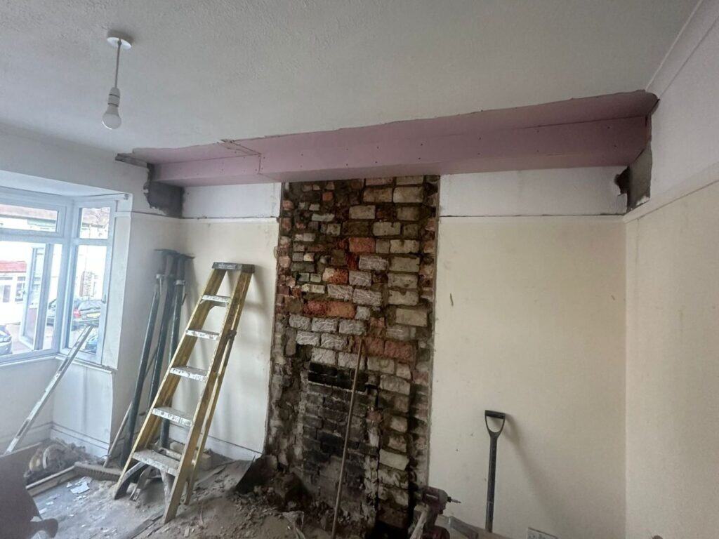 Bedroom Chimney Breast Removals in Sutton, SM1 project image