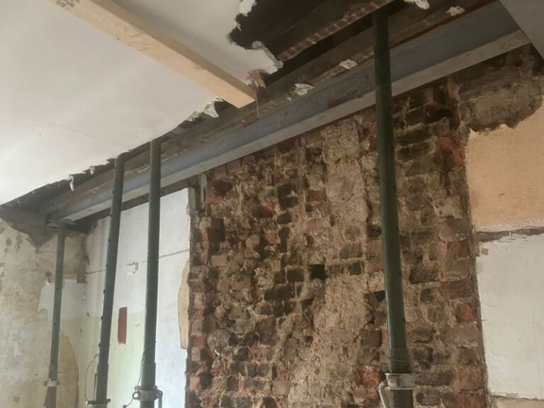 RSJ Steel Beam Installation