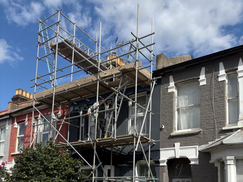Shared Chimney Stack and Four Chimney Breasts Removed in South Tottenham, N15