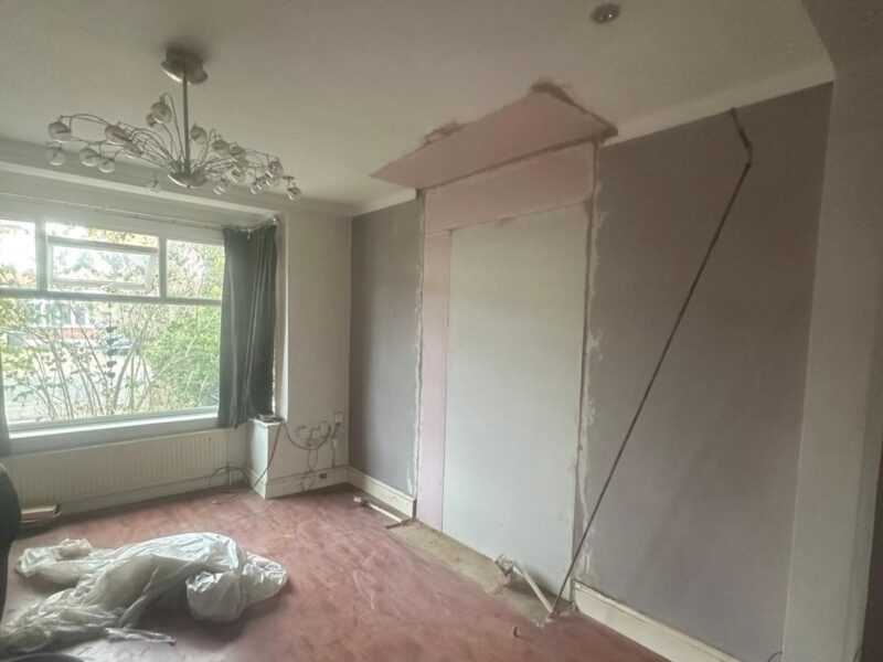 Two Chimney Breasts Removed on One Stack Line in Wimbledon, SW19